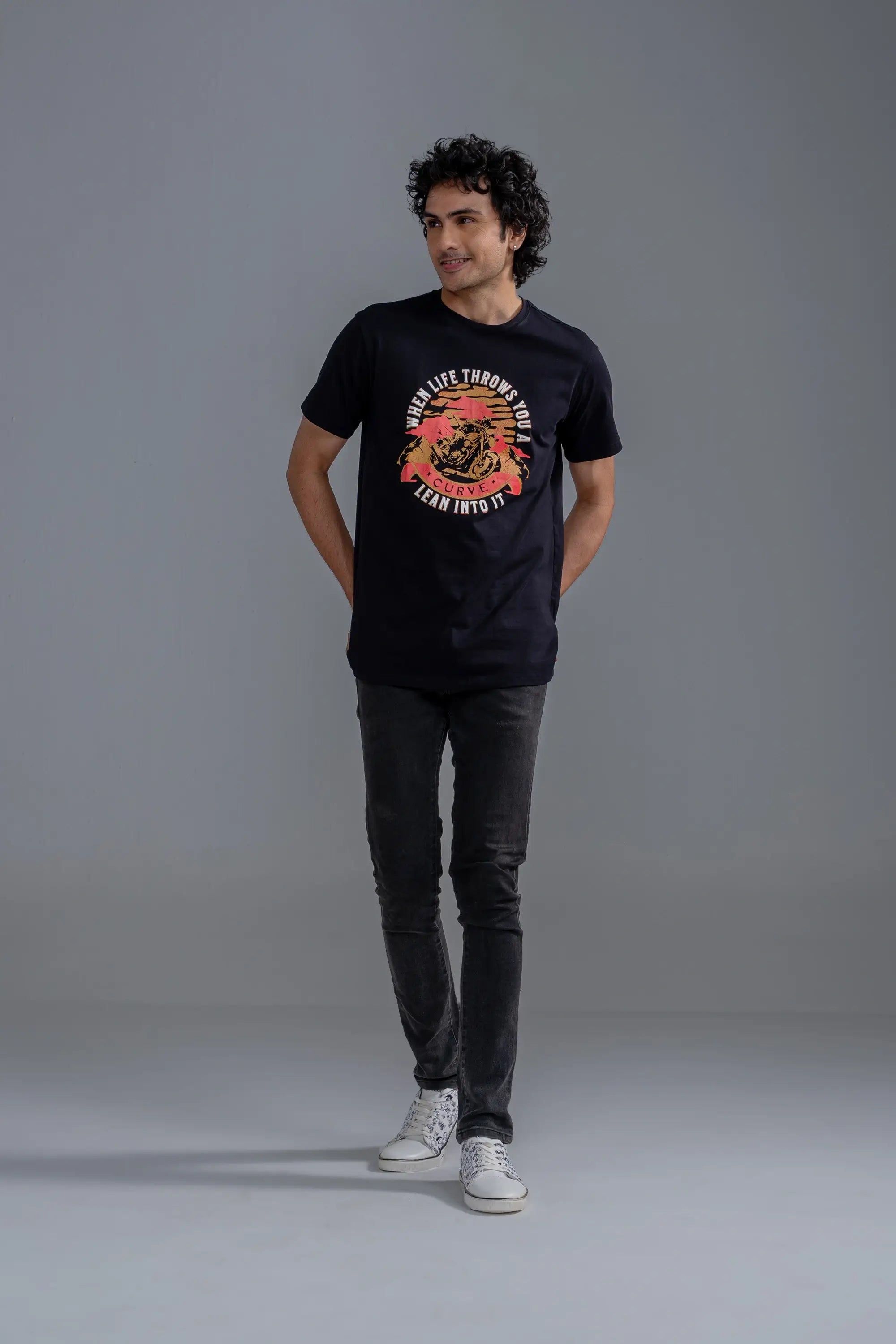 Lean in Black Premium T shirt