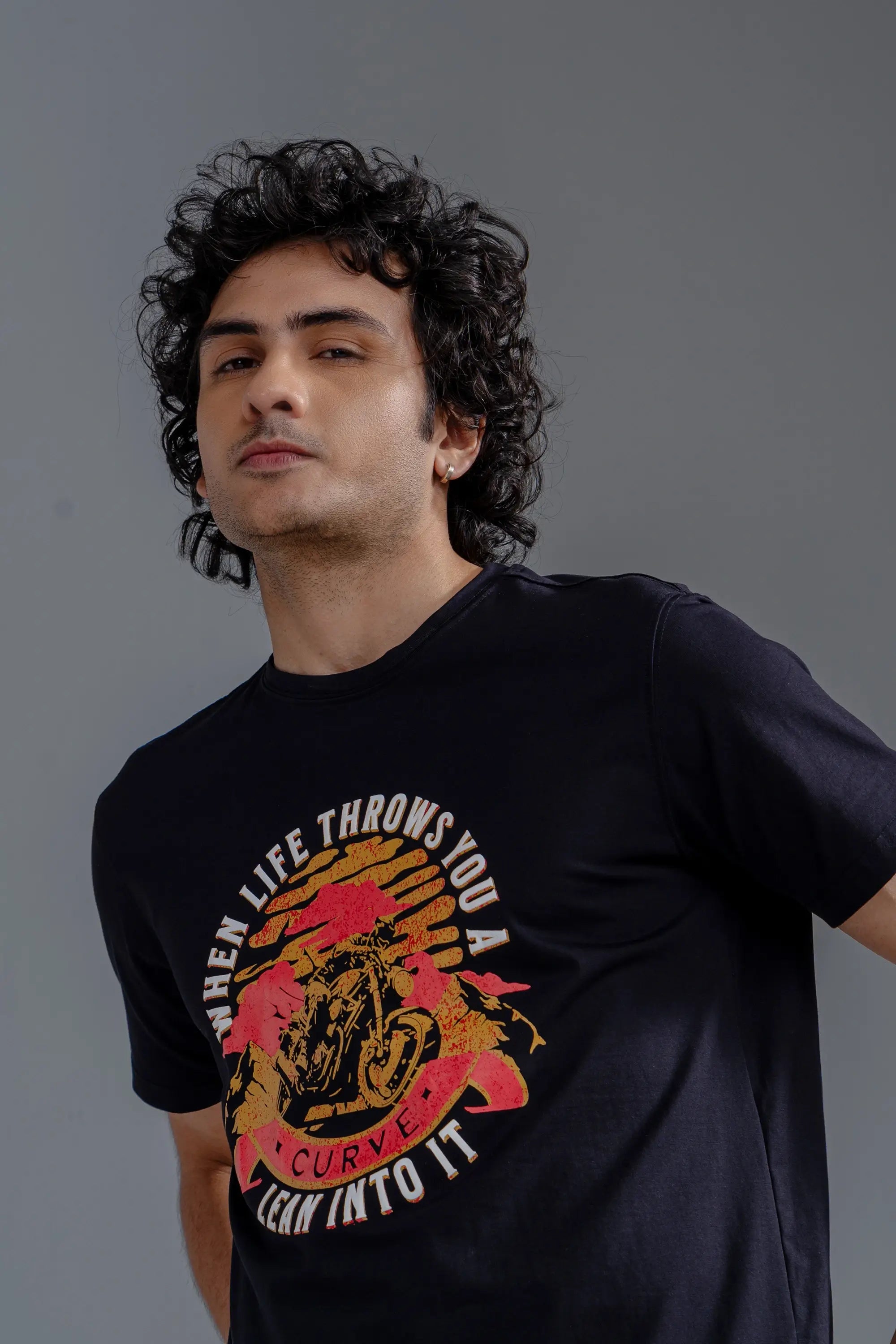 Lean in Black Premium T shirt